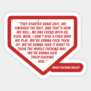 Mike Shildt Quote Sticker